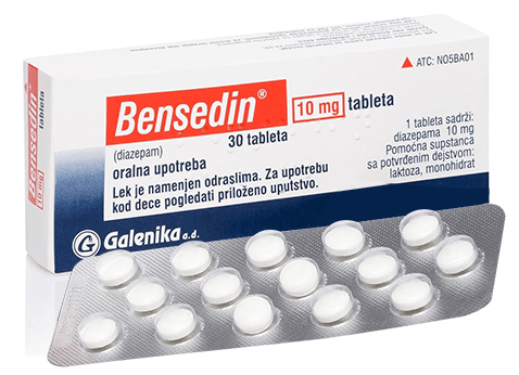 Bensedin (Diazepam - odpowiednik Relanium) 10mg 30tab