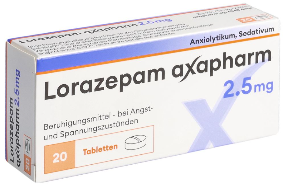 Lorazepam 2,5mg 20tab